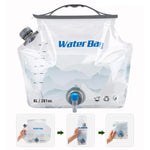 8L Camping Water Bag with Faucet Portable Water Container Folding Water Storage Carrier Jug Outdoor Water Pouch for Camping | PrepWiseGear
