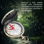 Vintage Steampunk Pocket Compass, Zinc Alloy Camping Survival Compass Hollow Camping Survival Navigation for Hiking and Camping | PrepWiseGear