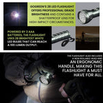 28 LED Professional Flashlight, Silver