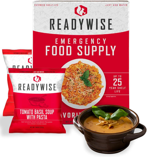 Emergency Food Supply - 18 Servings Favorites Box, Survival Food Kit with Freeze Dried Prepper Food & Dehydrated Meals, Camping Essentials for Backpacking & Hiking, up to 25 Year Shelf Life | PrepWiseGear