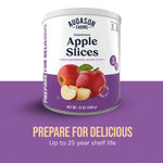 Dehydrated Apple Slices Can - Gluten Free Survival Food with Long Shelf Life - Dehydrated Emergency Food Supply for Camping, Prep & Everyday Meals - 20 Servings | PrepWiseGear
