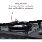 7,650 BTU Butane Gas Portable Stove