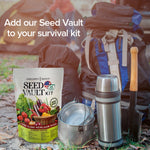 Vegetable Seed Vault Kit – 35 Heirloom Non-Gmo Vegetable Seeds for Gardening Survival Food Storage