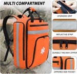 First Aid Backpack Empty,First Aid Medical Backpack,Ems EMT First Aid Bag Empty,Emergency Bag,Trauma Bag for Camping,Hiking,Outdoor Travel | PrepWiseGear
