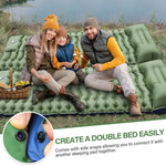 Camping Sleeping Pad Extra Thick Durable Camping Inflatable Mat with Air Pillow for Backpacking Hiking Traveling | PrepWiseGear
