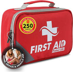Survival First Aid Kit for Home/Business, Camping Survival Kits | Mini Travel First Aid Kit | Camping Equipment | Small Kits for Car | Outdoor Emergency Survivals Pack - 250Pcs | PrepWiseGear
