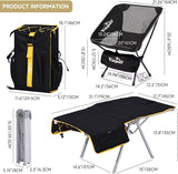 Customer photo of Camping Backpack with Folding Table & 2 Chairs