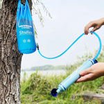 Gravity-Fed Water Bag for Sawyer Survival Water Filter Straw, 1.5 Gal Large Gravity Water Bladder Compatible with Lifestraw and Other Water Filter Straw, Foldable, Bpa-Free (6L) | PrepWiseGear