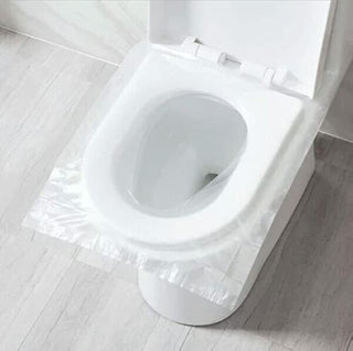 10-50 PCS Disposable Toilet Seat Hotel Plastic Waterproof