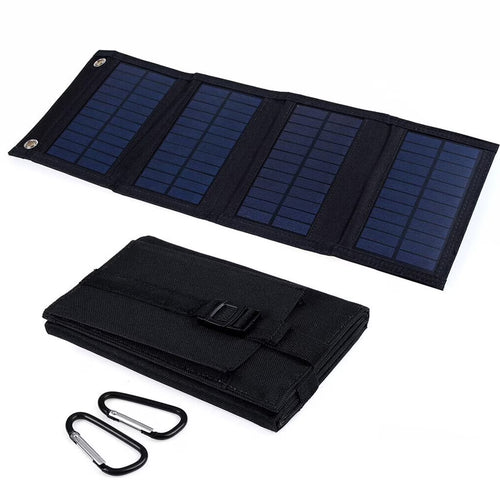 30W Solar Charger Outdoor Foldable Solar Panels 5V USB Portable Solar Smartphone Battery Charger Waterproof Solar Panel Phone Chargers for Camera Flashlight Camping Hiking Backpacking | PrepWiseGear