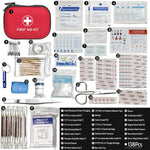 138 Pcs Mini First Aid Kit Travel Size, TSA Approved Small First Aid Kit for Car, Hiking & Home, Compact Travel Medicine Kit, Med Kit | PrepWiseGear
