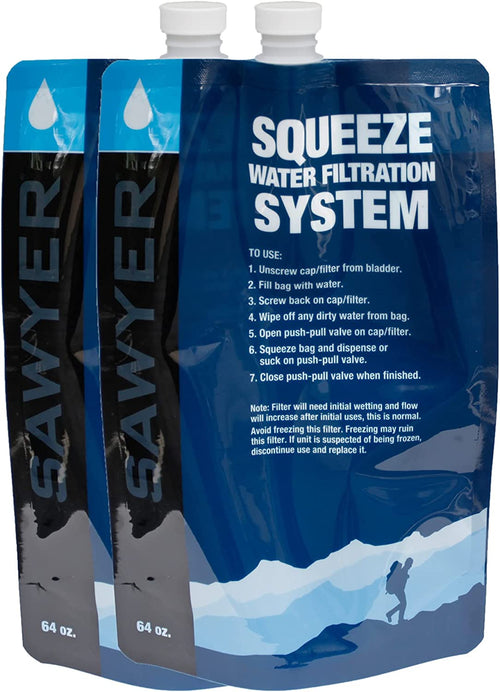 Products Squeezable Pouches for Squeeze Water Filtration System | PrepWiseGear