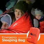Emergency Sleeping Bag ? Ultralight, Waterproof Mylar Thermal Bivy Sack Tent for Hiking, Bug-Out Bags, Survival Kits | PrepWiseGear