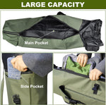 Fishing Rod Bag Pole Holder, Portable Fishing Rod Case Carrier Canvas Pole Storage Bag Travel Carry Case Waterproof Fishing Tackle Gear Organizer | PrepWiseGear
