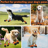 Customer photo of Waterproof Non-Slip Dog Boots - 4 Pack