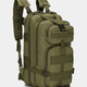 25L Tactical Hiking Backpack - MOLLE, Black
