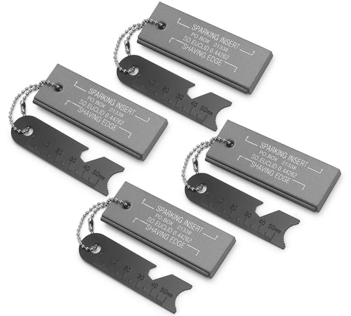 Fire Starter Magnesium Flint Tools Waterproof Emergency Matches, 4 Pack | PrepWiseGear