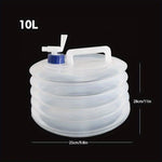 5/10/15L Portable Collapsible Bucket Emergency Water Storage Collapsible Tank Outdoor Camping Hiking Vehicle | PrepWiseGear