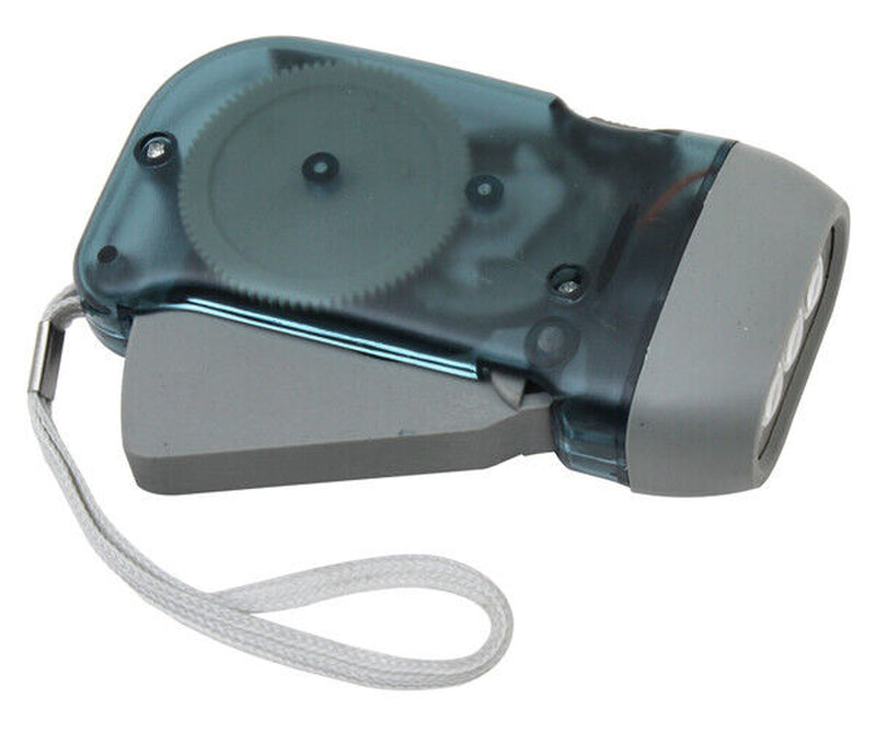 3 LED Dynamo Crank Wind Flashlight Torch Camping Emergency Survival Outdoor Gear | PrepWiseGear