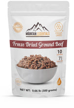 Freeze-Dried Ground Beef – Pre-Cooked and Ready-To-Eat Hamburger Meat | Everyday Meal Prep, Emergency Food Supply, Camping and Survival Food | 10 Servings per Pouch | Made in USA | 7-Year Shelf Life | Pack of 1 | PrepWiseGear