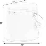 Portable Travel Toilet for Camping and Hiking, Non-Electric Waterless Toilet | PrepWiseGear