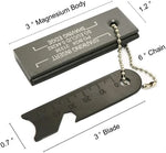 Fire Starter Magnesium Flint Tools Waterproof Emergency Matches, 4 Pack | PrepWiseGear