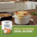 Dehydrated Chopped Onions Emergency Food Supply, 130 Servings, 25 Year Shelf Life, Great for Cooking and Baking - Dehydrated Meals, Survival Food Camping Essentials Can | PrepWiseGear