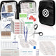 300-Piece Travel First Aid Kit - Black