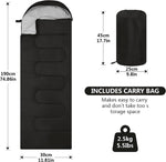 Sleeping Bags, Lightweight Camping Sleeping Bag for Adults, Kids, Hiking, Outdoor, Travel, Cold Weather & Warm | PrepWiseGear