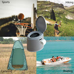 Portable Travel Toilet for Camping and Hiking, Non-Electric Waterless Toilet | PrepWiseGear