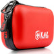 120-Piece Mini First Aid Kit - Waterproof, Red