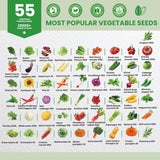 Customer photo of 55-Variety Vegetable Seed Pack - 39,000+ Seeds