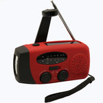 2000Mah Powerbank Radio Am Fm Solar Hand Crank Small Portable Radio USB Type-C Charging with 3 LED Flashlight Emergency Radio