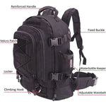 Tactical Backpack for Men 60L Molle Assault Rucksack Heavy Duty Waterproof Large Capacity Bug Out Bag for Hiking Camping Hunting