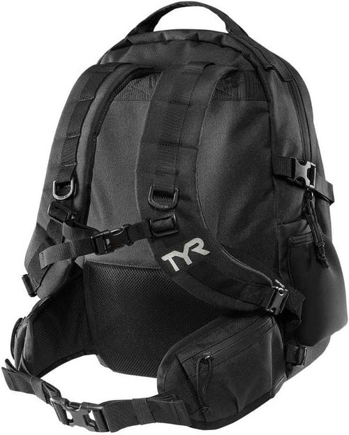 Tactical Backpack 25L - Durable Gym & Travel Backpack with MOLLE Webbing, Laptop Sleeve, and Multiple Compartments, Black | PrepWiseGear