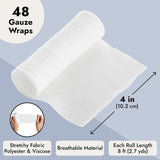 Customer photo of 4-Inch Gauze Bandage Roll - 48 Count