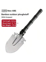 Foldable Portable Truck Mounted Engineer Shovel Camping Tent Outdoor Shovel Self-Defense Survival Tool Compass Storage Bag | PrepWiseGear