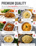 Emergency Food Supply - 120 Servings Favorites Sample Bucket, Survival Food Kit, Freeze Dried Prepper Food & Dehydrated Meals for Camping Essentials & Backpacking, up to 25 Year Shelf Life | PrepWiseGear