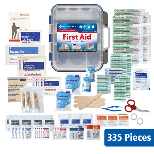 First Aid Only 335 Piece All-Purpose First Aid Kit, OSHA Compliant | PrepWiseGear