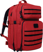 Fast Mover Tactical Backpack - Outdoor Hiking Pack for EDC Essential Gear (Red) | PrepWiseGear