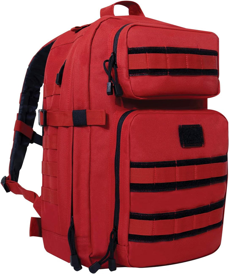 Fast Mover Tactical Backpack - Outdoor Hiking Pack for EDC Essential Gear (Red) | PrepWiseGear