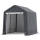 6.5 Ft. X 8 Ft. Gray Portable Outdoor Storage Shelter