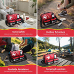 520 Piece Large First Aid Kit – Emergency Survival Kit for Car, Home, Camping, and Travel – Compact Medical Kit for Roadside Emergencies, Outdoor Adventures, and Everyday Safety | PrepWiseGear
