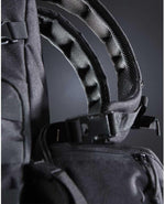 Tactical Backpack 25L - Durable Gym & Travel Backpack with MOLLE Webbing, Laptop Sleeve, and Multiple Compartments, Black | PrepWiseGear