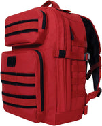Fast Mover Tactical Backpack - Outdoor Hiking Pack for EDC Essential Gear (Red) | PrepWiseGear