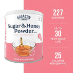 Sugar and Honey Powder Mix Can Emergency Food Supply, 227 Servings, 30 Year Shelf Life - Dry Honey and Sugar Powder Blend Sweetener for Baking and Cooking | PrepWiseGear