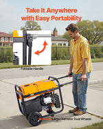 VEVOR Portable Generator Gas 13500W LPG 12000W Natural Gas 11000W Peak Watt