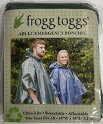 (2 Pack)  Adult Emergency Poncho, Lightweight & Breathable Raincoat, One-Size | PrepWiseGear
