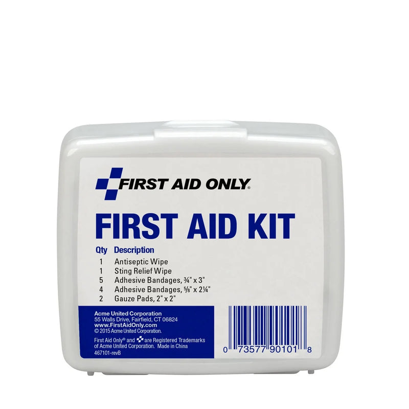 Personal First Aid Kit, Plastic Case, 13 Pc | PrepWiseGear