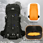 60L Travel Hiking Camping Backpack with Rain Cover, Backpack Water Resistant,Climbing Backpack for Men Women